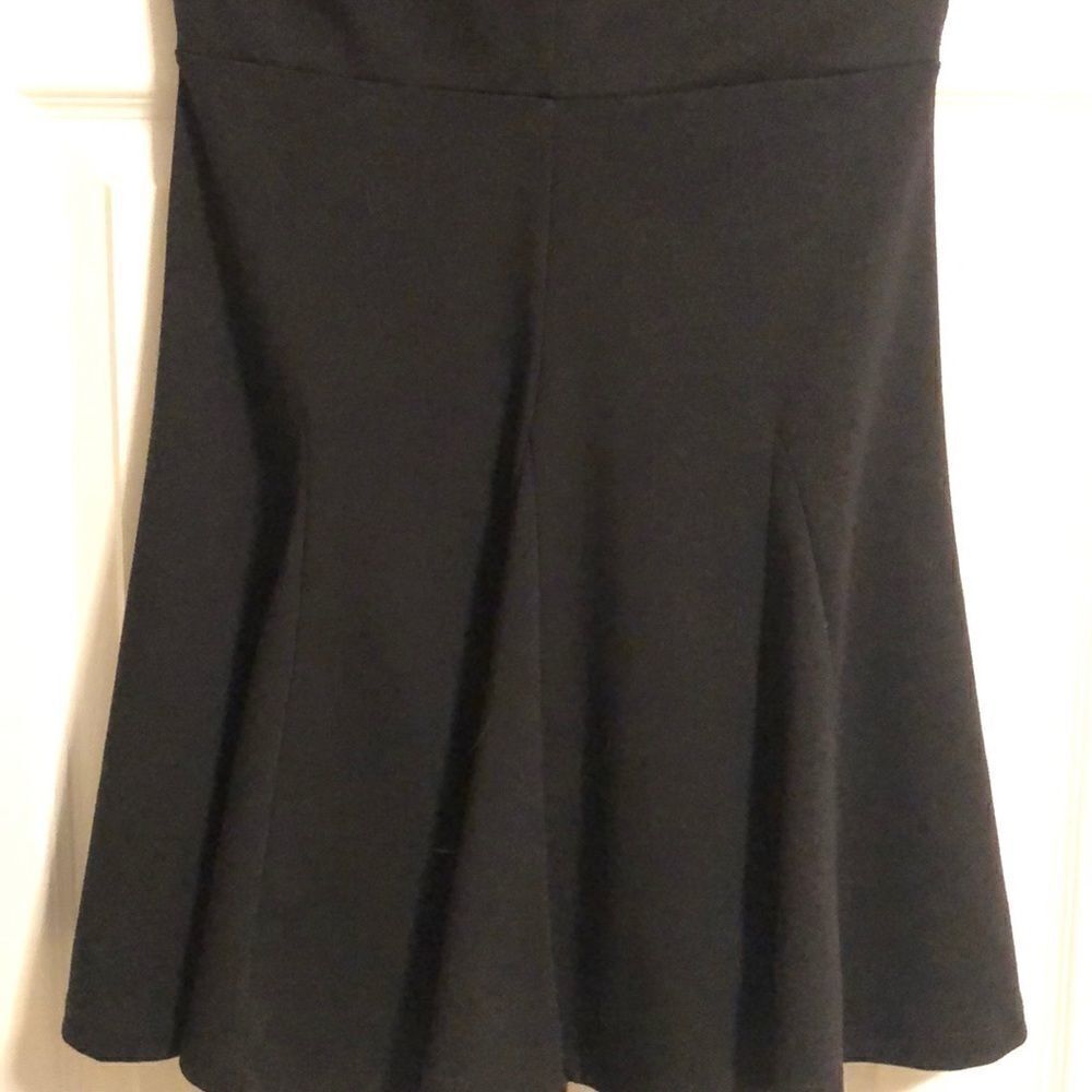 Pencey Black V Neck Half Lace Cap Sleeve Dress Size 4 - Picture 8 of 8